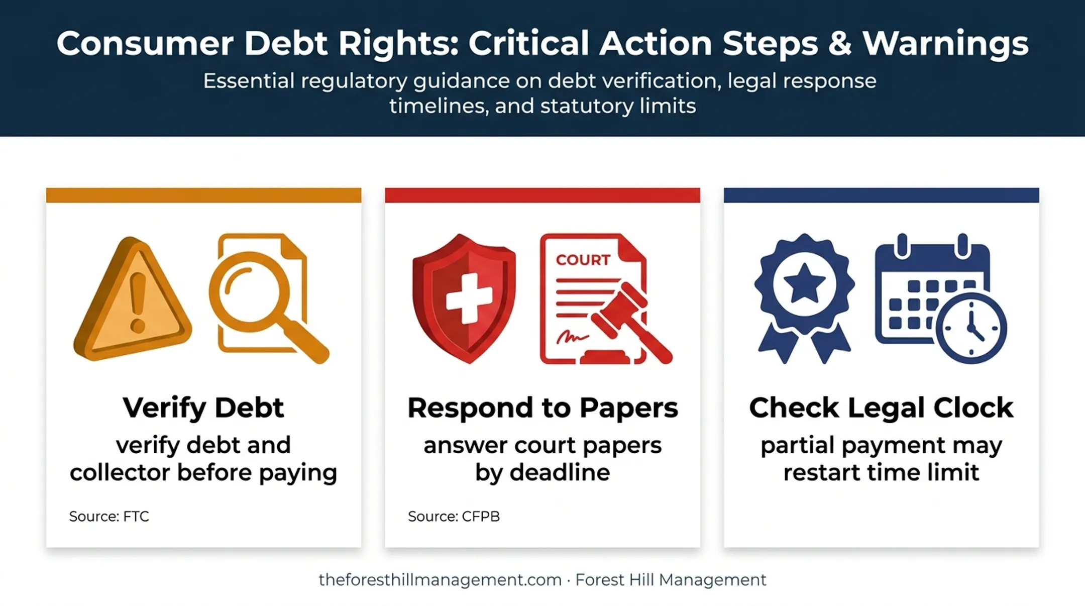 Debt collection lawsuit and time-barred debt warning guide