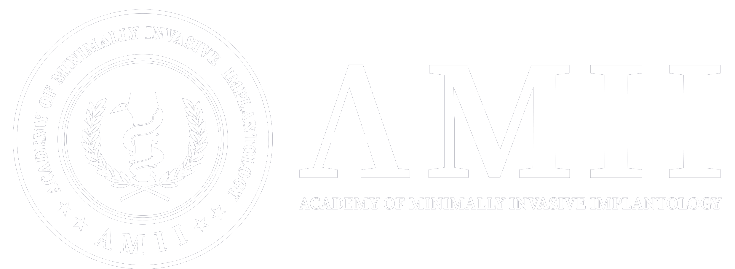 AMII Logo, standing for Academy of Minimally Invasive Implantology