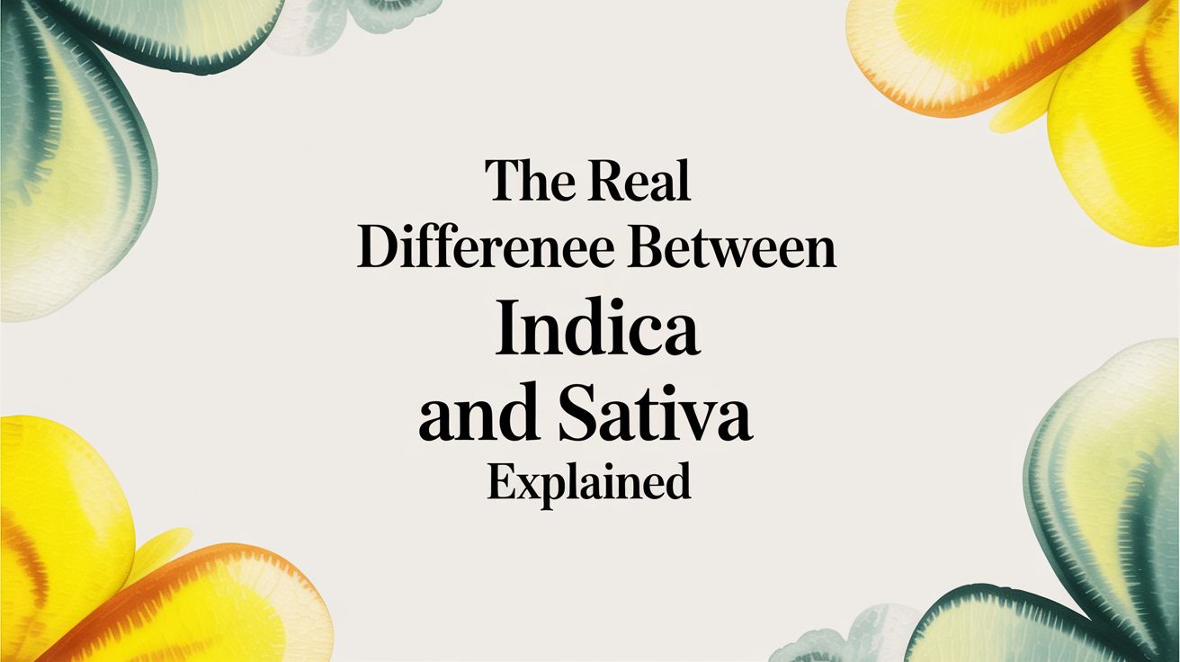The Real Difference Between Indica and Sativa Explained