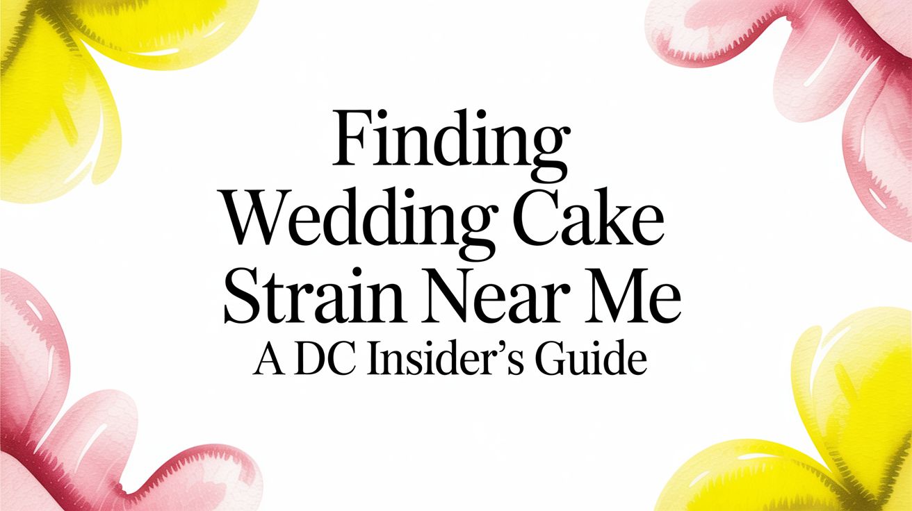 Finding Wedding Cake Strain Near Me A DC Insider's Guide