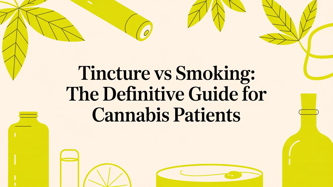 Tincture vs Smoking: The Definitive Guide for Cannabis Patients