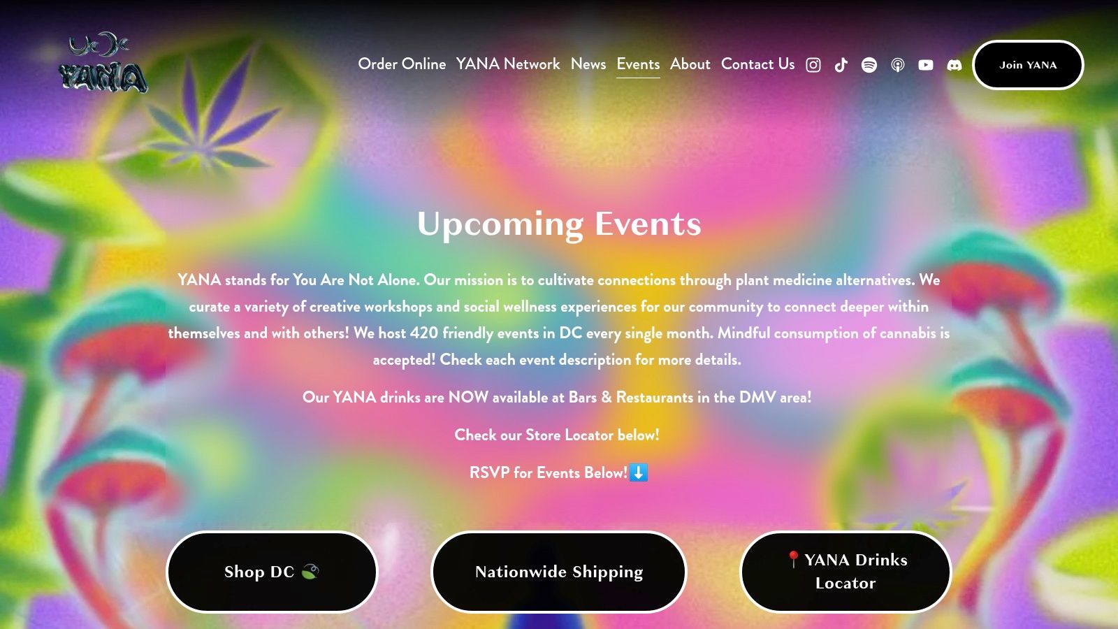 YANA Cannabis Wellness Center — 420 Weekend Series