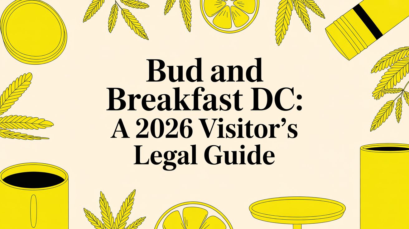 Bud and Breakfast DC: A 2026 Visitor's Legal Guide