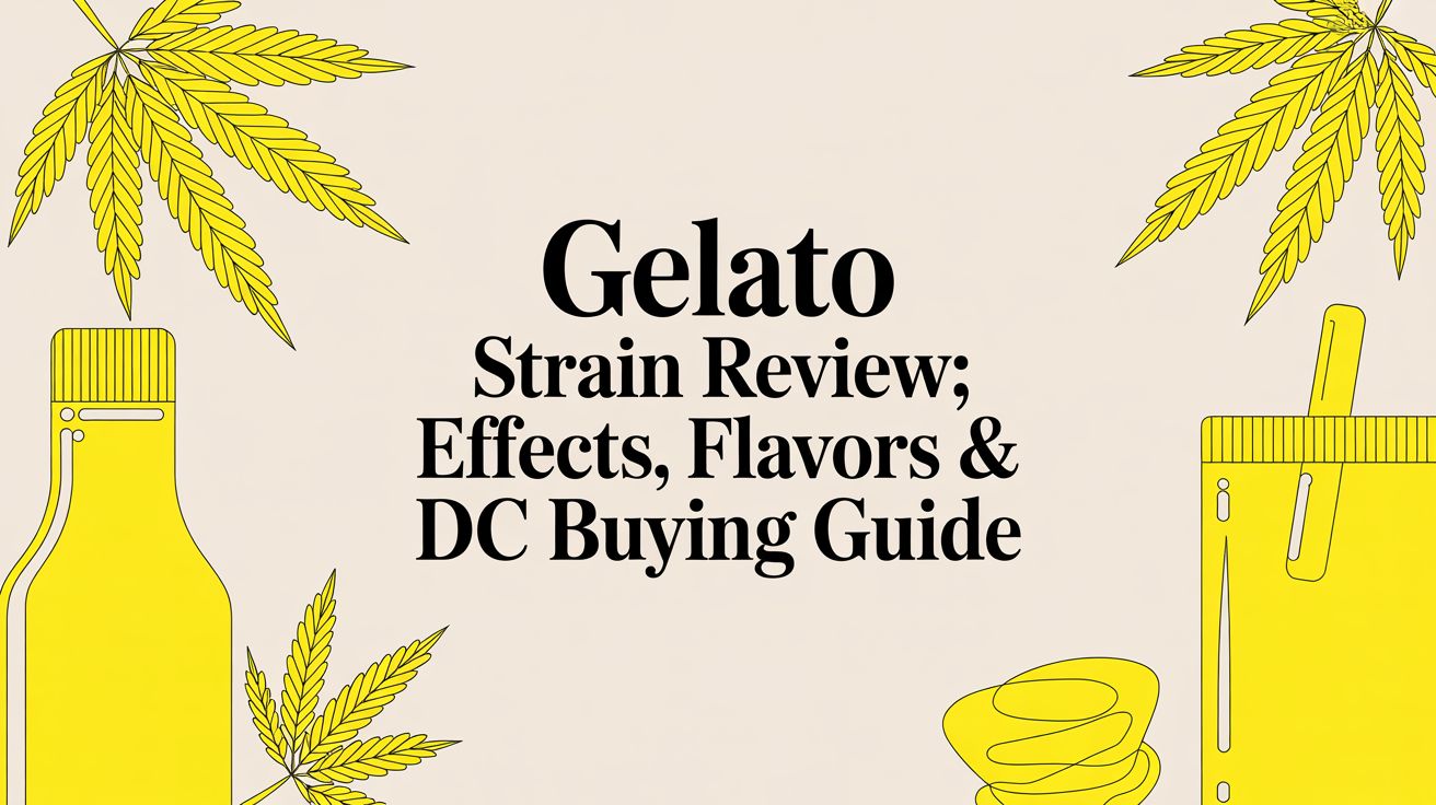 Gelato Strain Review: Effects, Flavors & DC Buying Guide