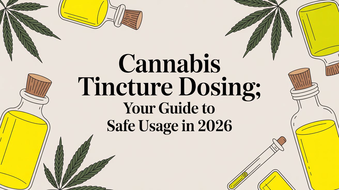 Cannabis Tincture Dosing: Your Guide to Safe Usage in 2026