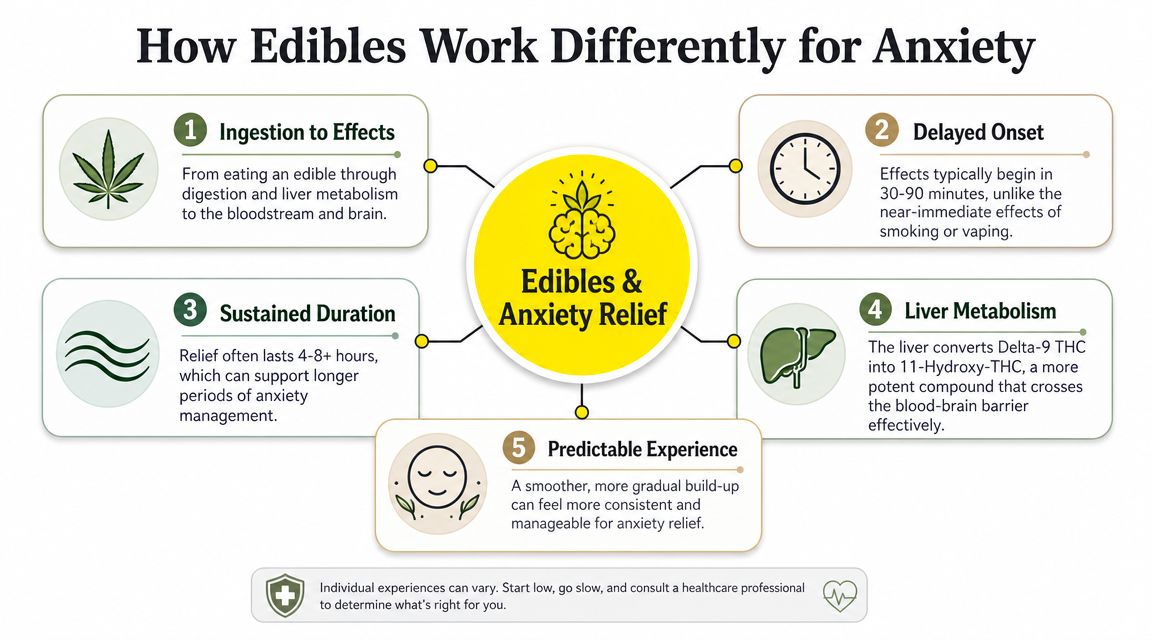 How Edibles Work Differently for Anxiety