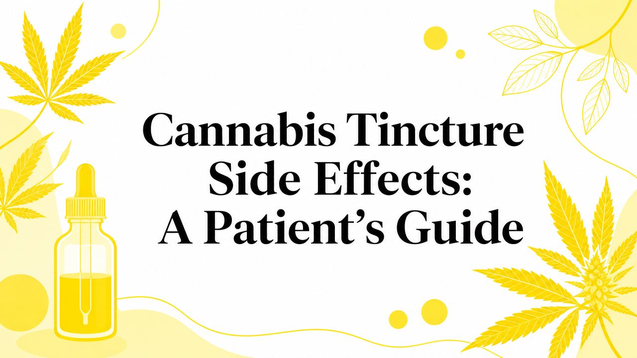 Cannabis Tincture Side Effects: A Patient's Guide
