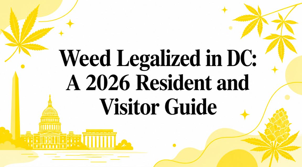 Weed Legalized in DC: A 2026 Resident and Visitor Guide