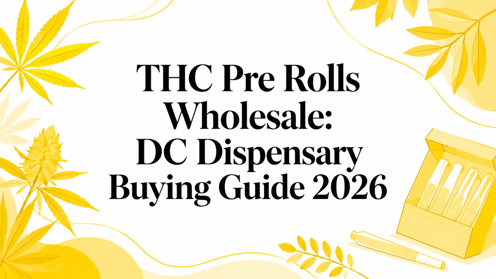THC Pre Rolls Wholesale: DC Dispensary Buying Guide 2026