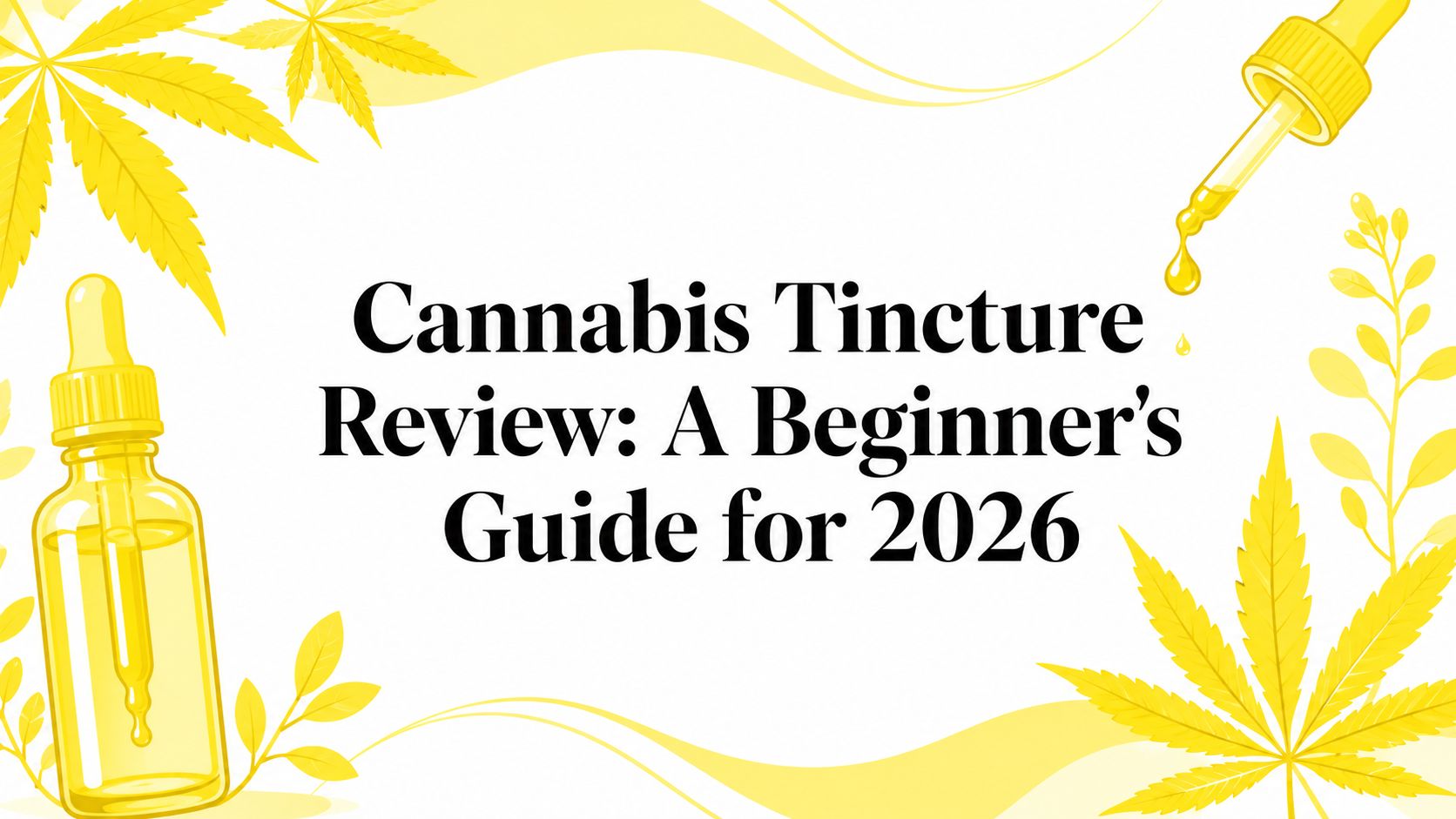 Cannabis Tincture Review: A Beginner's Guide for 2026