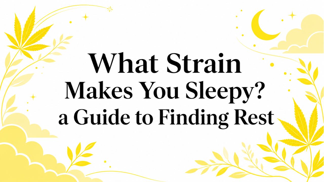 What Strain Makes You Sleepy? a Guide to Finding Rest