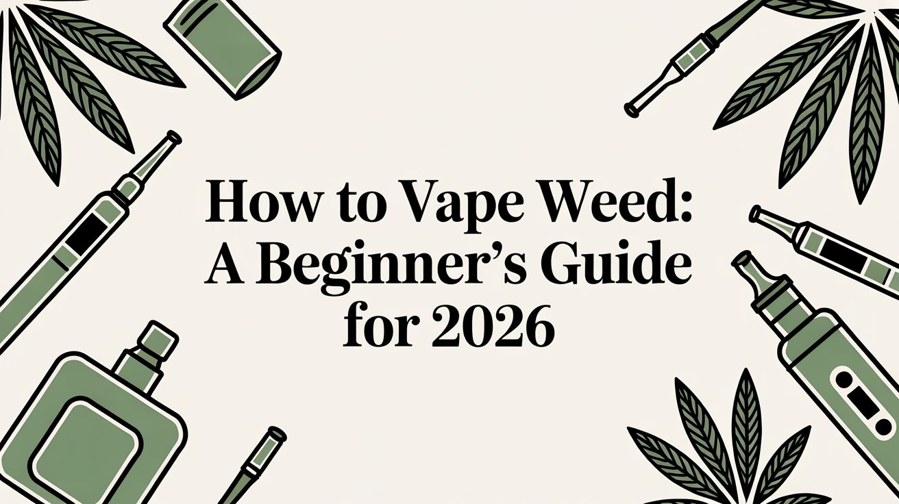 How to Vape Weed: A Beginner's Guide for 2026