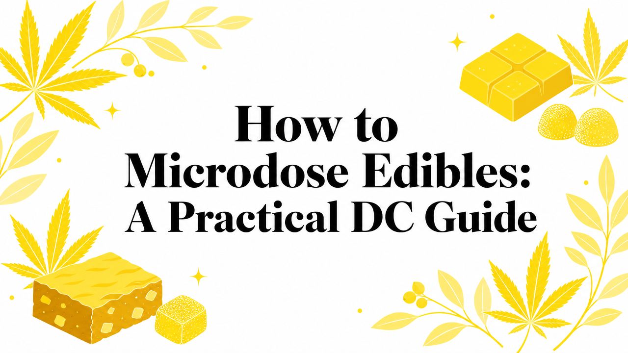 How to Microdose Edibles: A Practical DC Guide