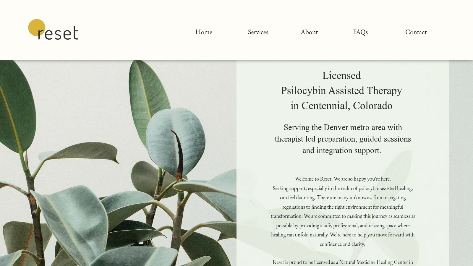 Reset — Natural Medicine Healing Center