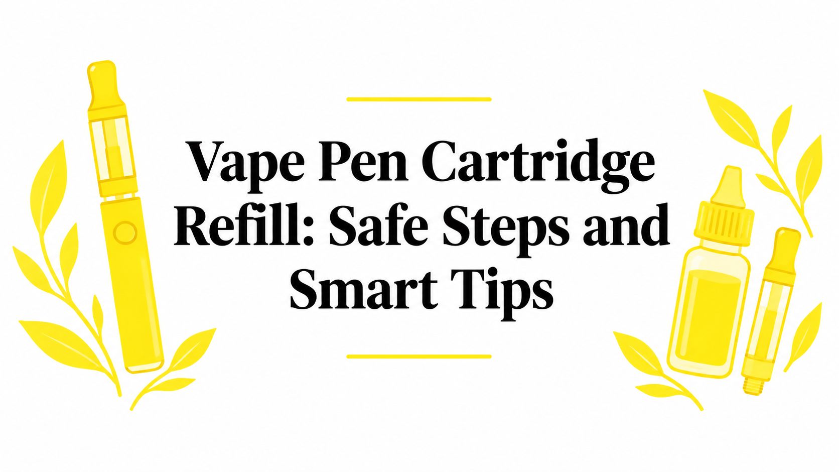 Vape Pen Cartridge Refill: Safe Steps and Smart Tips