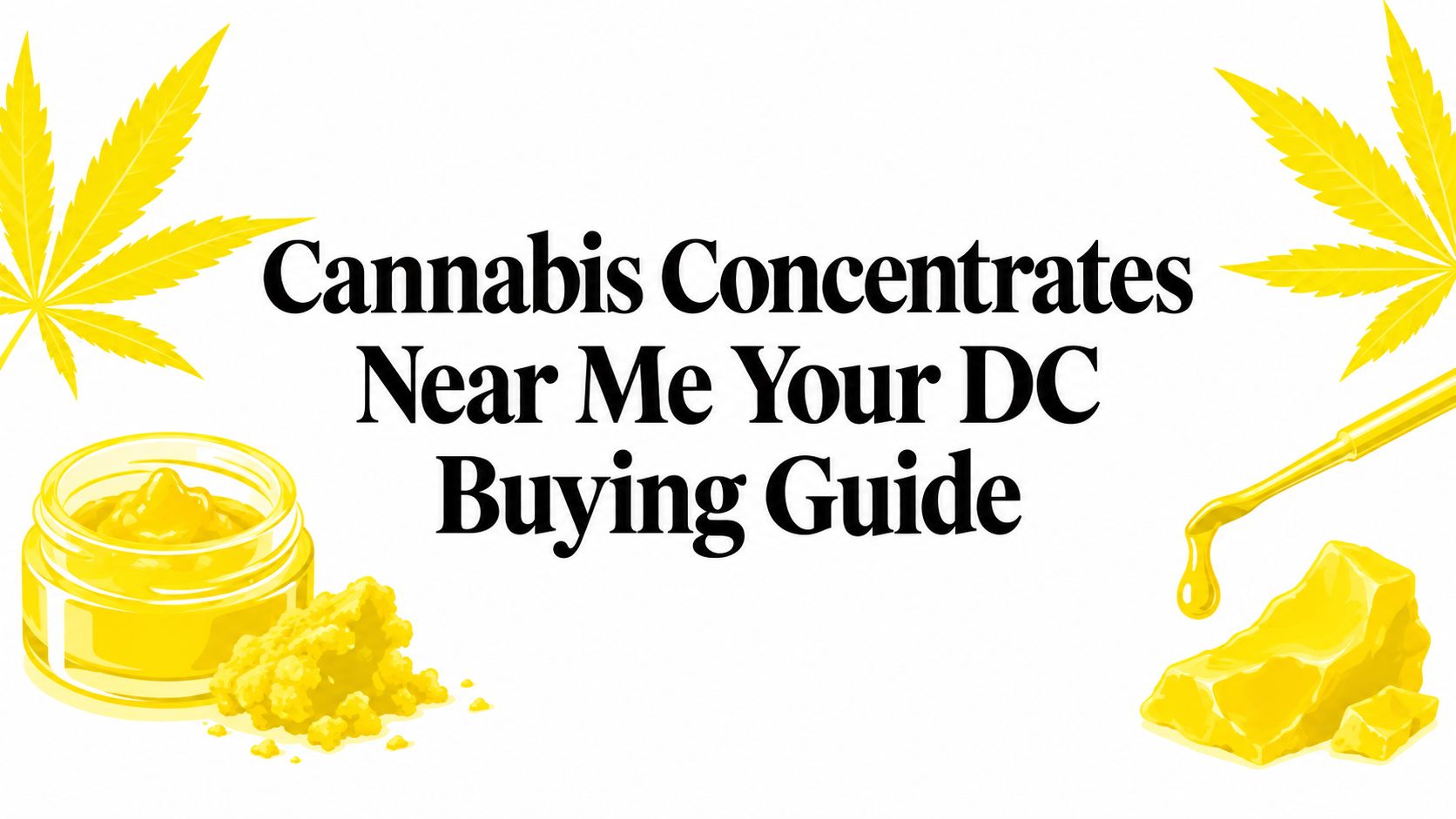 Cannabis Concentrates Near Me Your DC Buying Guide