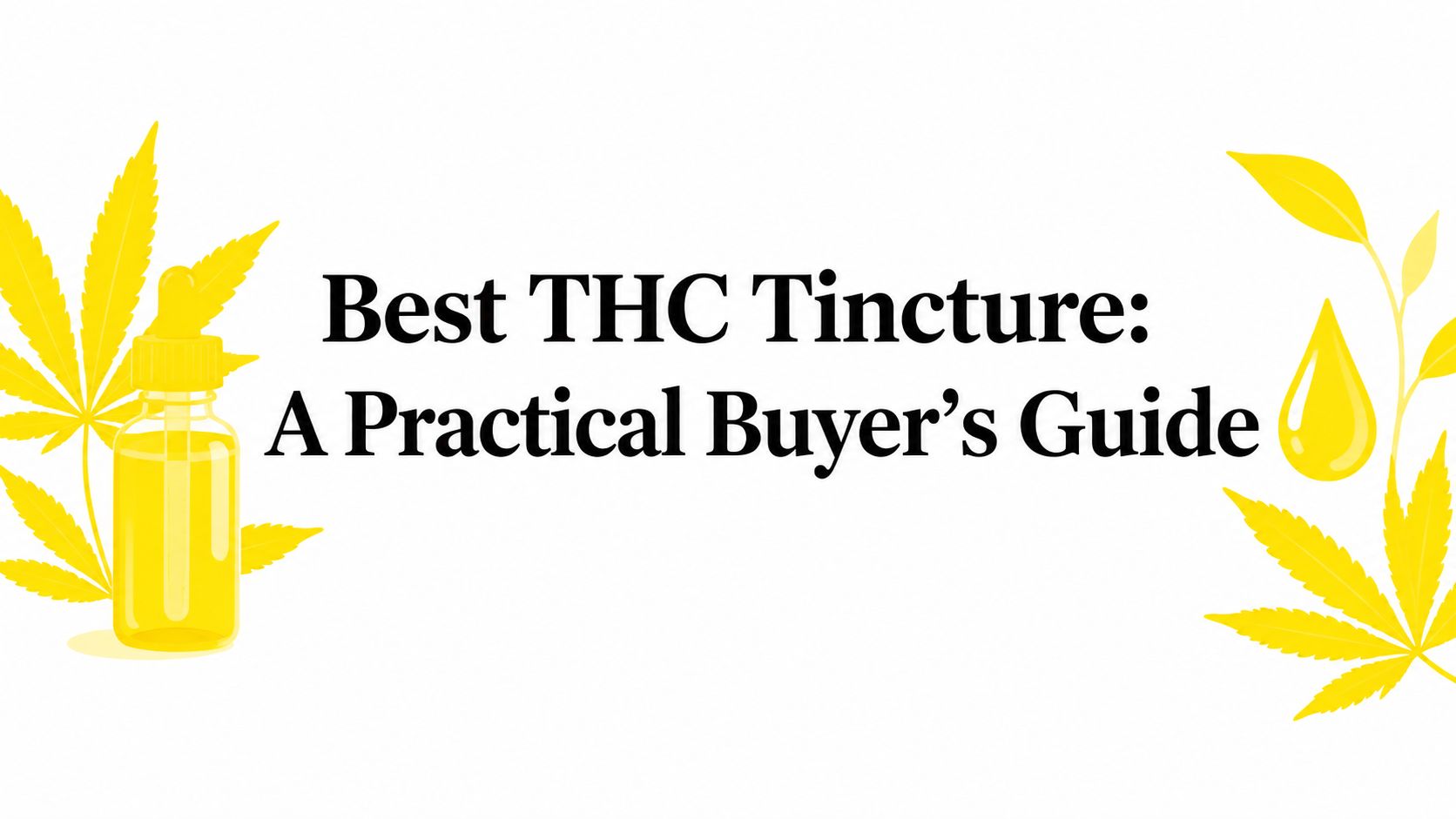 Best THC Tincture: A Practical Buyer's Guide