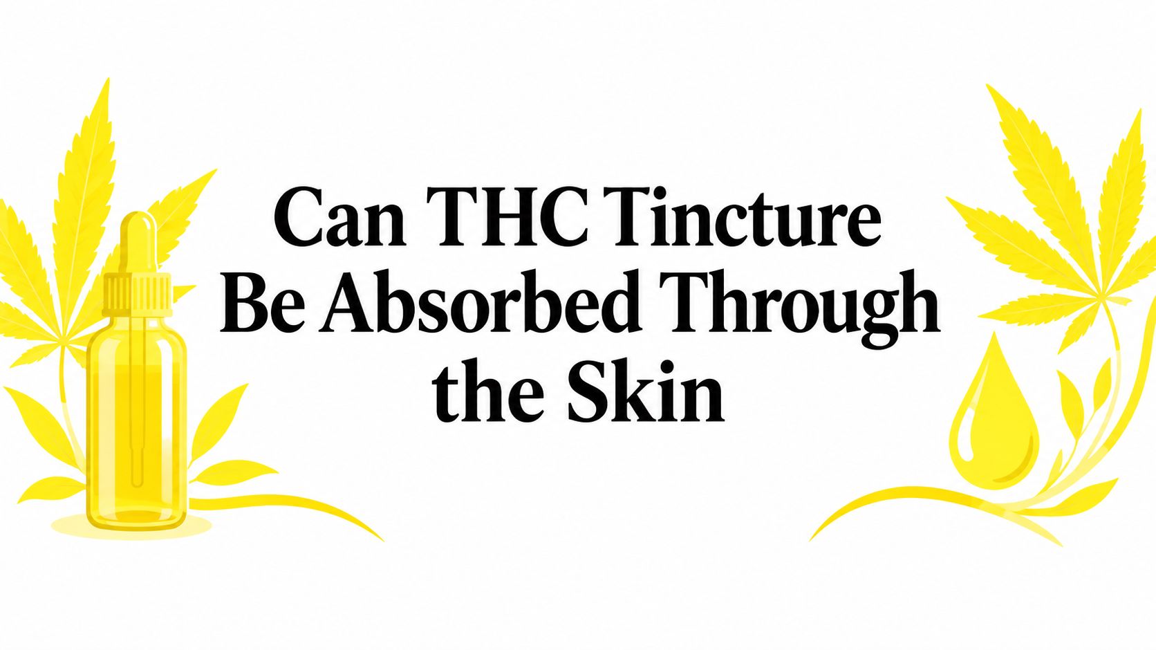 Can THC Tincture Be Absorbed Through the Skin