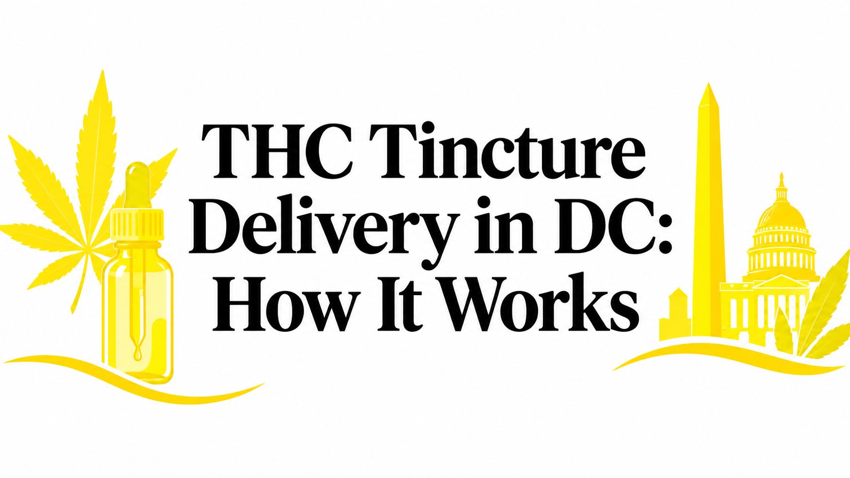 THC Tincture Delivery in DC: How It Works