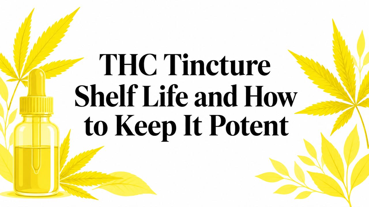 THC Tincture Shelf Life and How to Keep It Potent