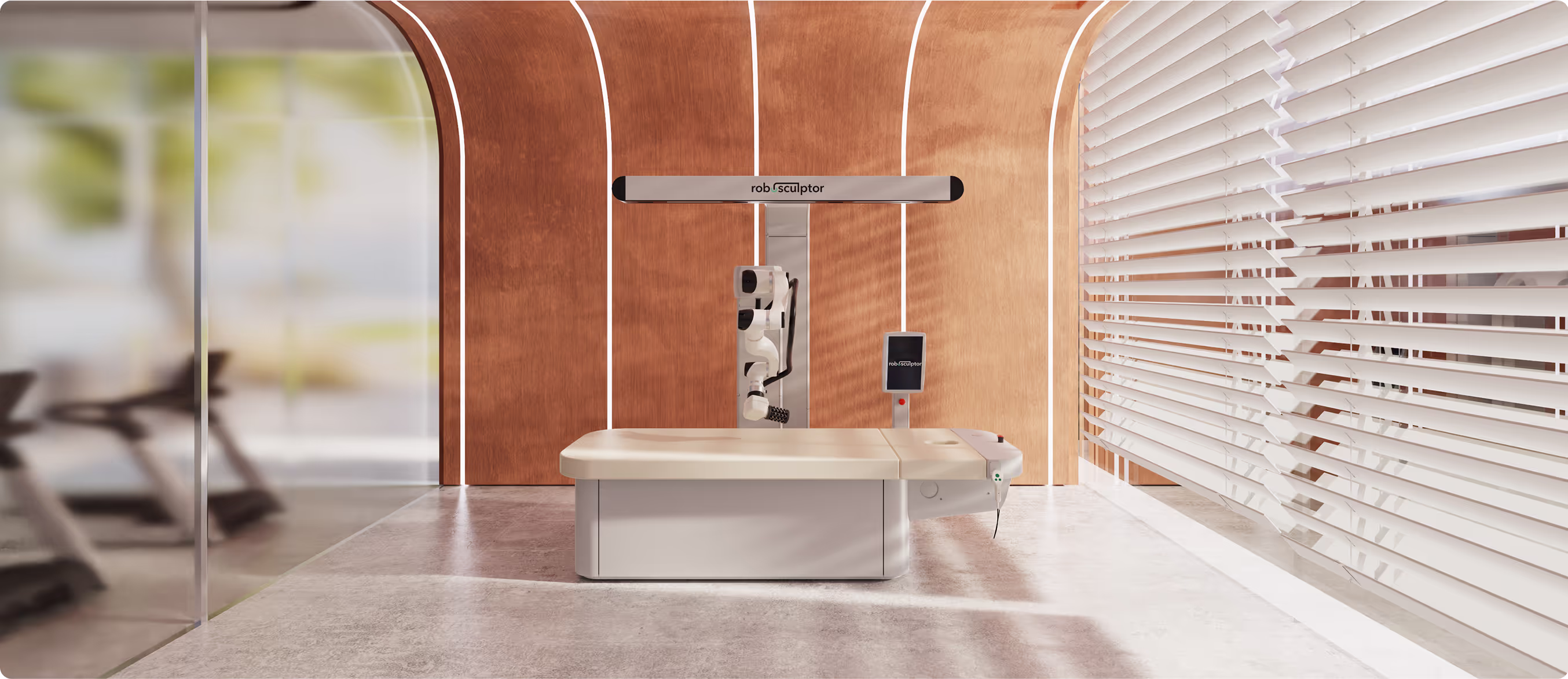 roboSculptor pod in gym 