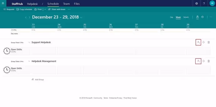 Microsoft 365 Staff Rota Set up Step 6