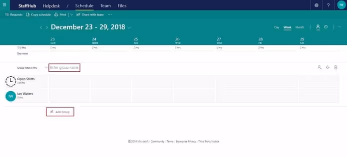 Microsoft 365 Staff Rota Set up Step 5