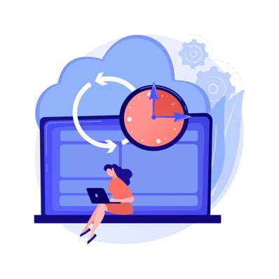 cloud backup ilustration
