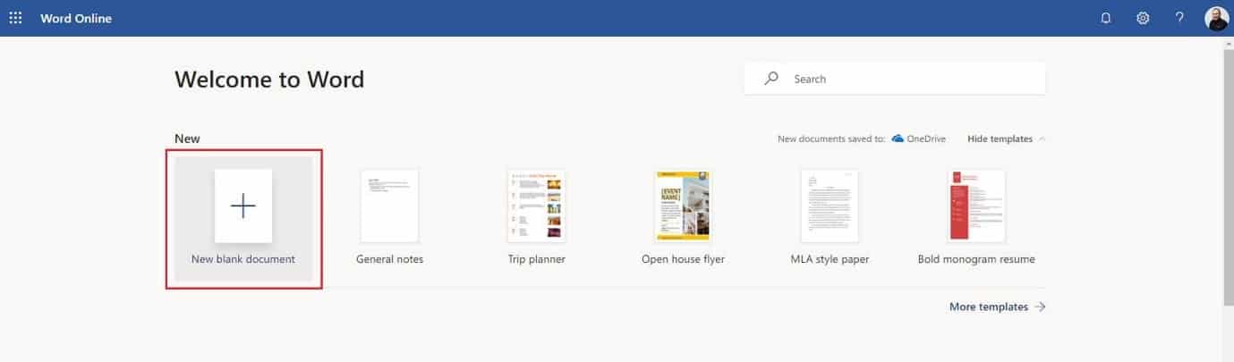 How to Dictate a Document Using Word Step 2