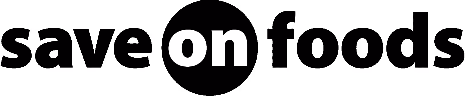 Save-On-Foods logo in bold black font.