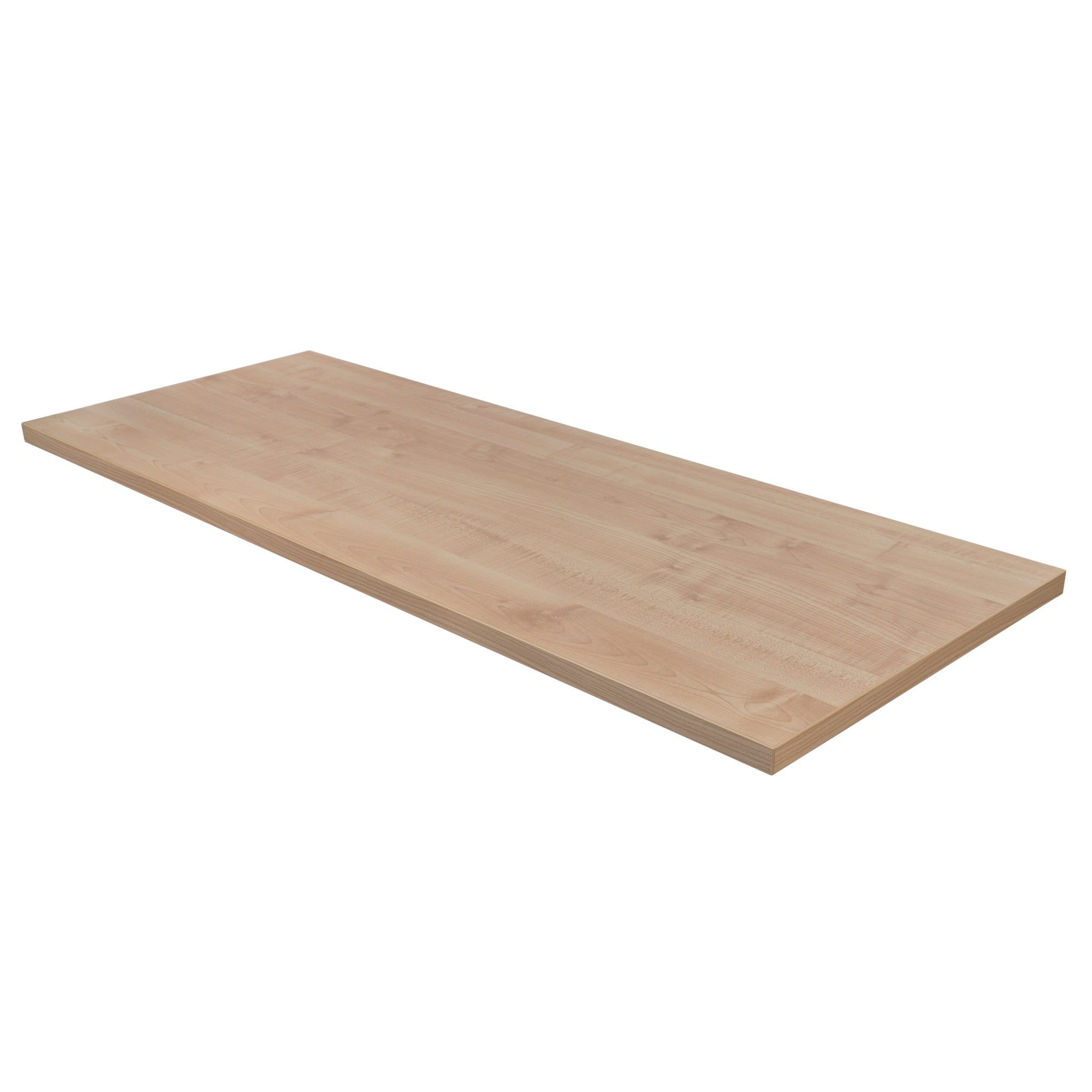 Arbeitsplatte 100 x 60 cm Ahorn 25 mm