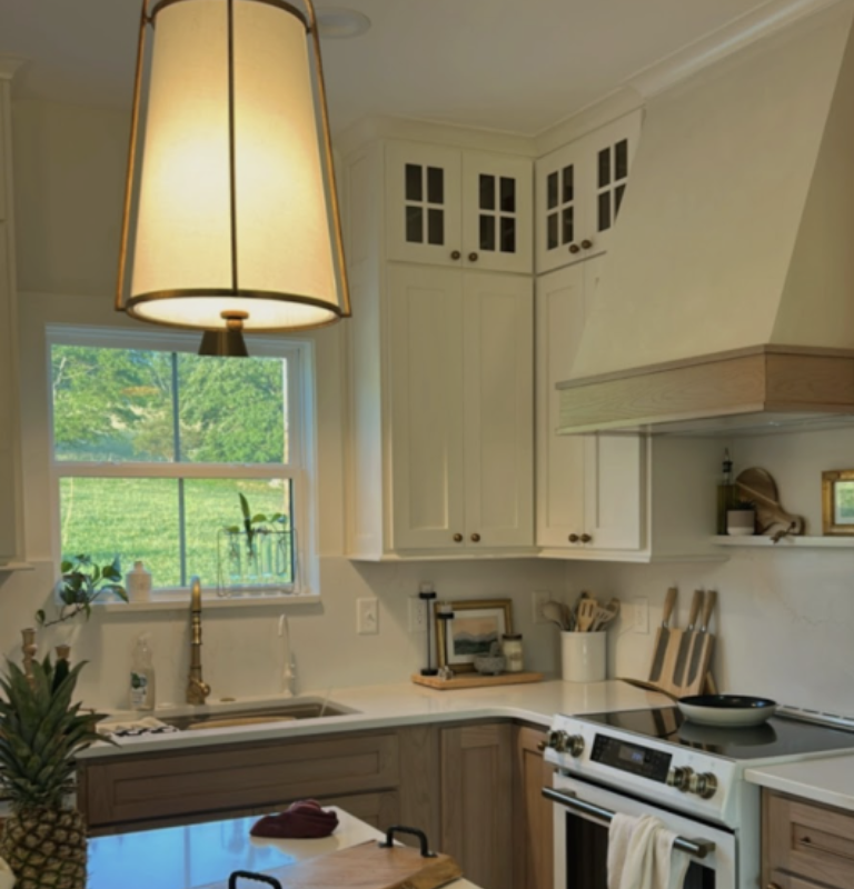 Detailed shot of high-quality craftsmanship in a custom build