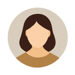 icon of woman with dark hair light skin