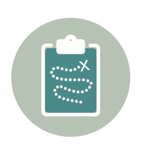 clipboard with treasure map