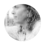 icon woman testimonial black and white