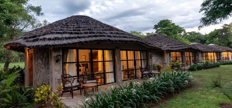Ausschnitt der Sambiya River Lodge