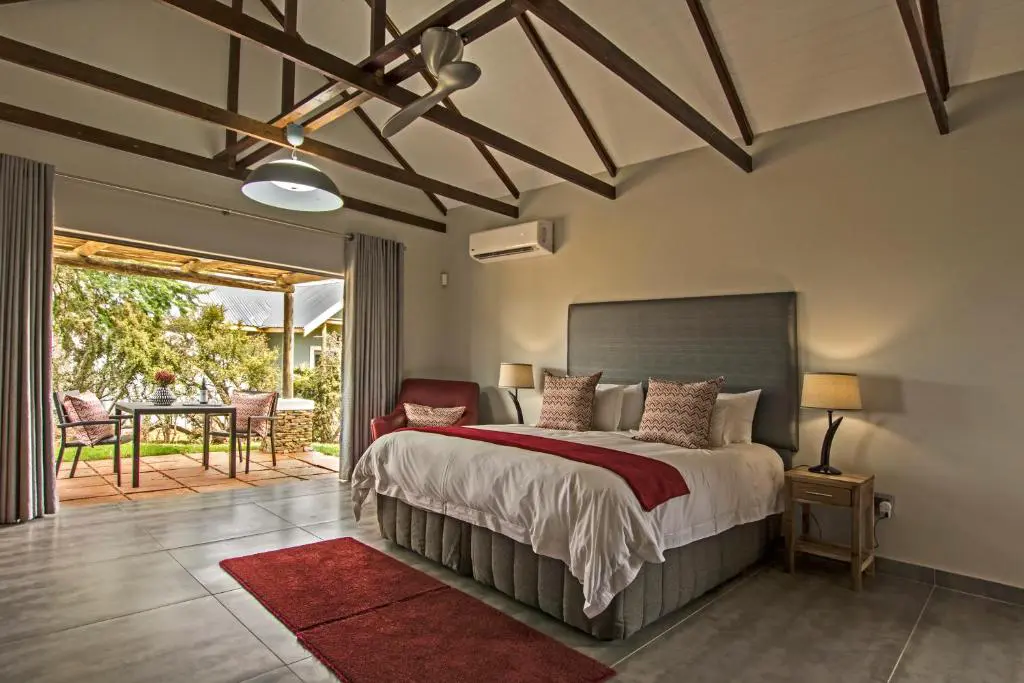 Blick in ein Zimmer des Addo Wildlife, Südafrika