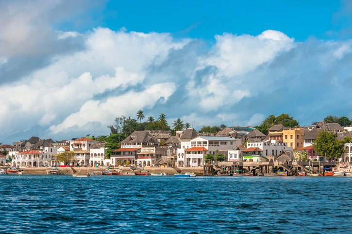 Lamu old town waterfront, UNESCO-Weltkulturerbe