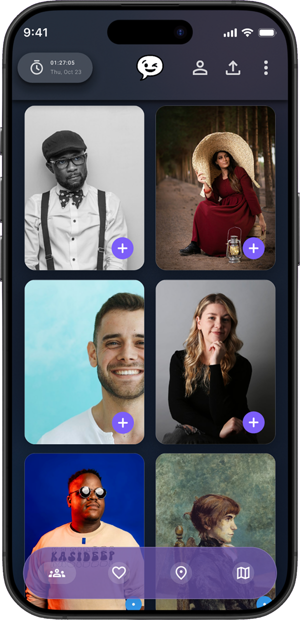 images of swoopchat - app main interface