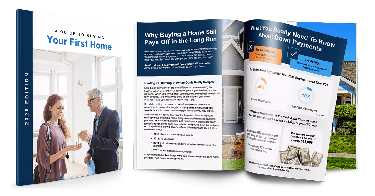 Cover of A Guide to Buying Your First Home by JB Realty for Tampa Bay homebuyers