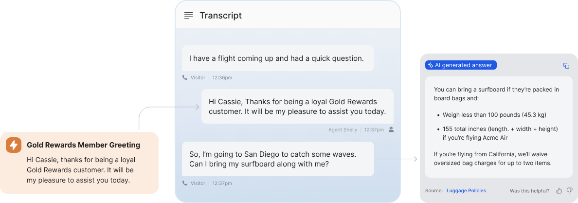 How agent assist works