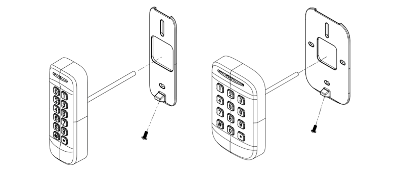 Readers being installed into plate