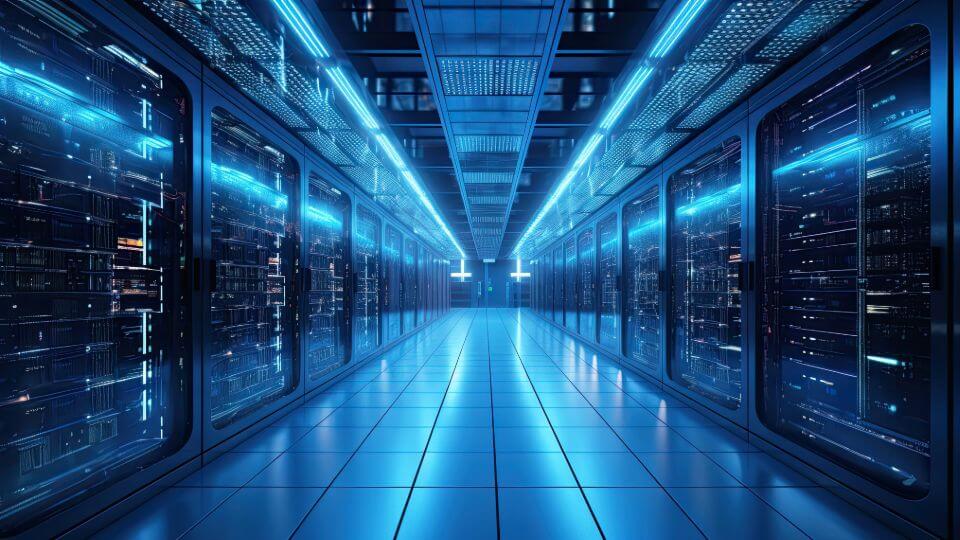 Inside a data center