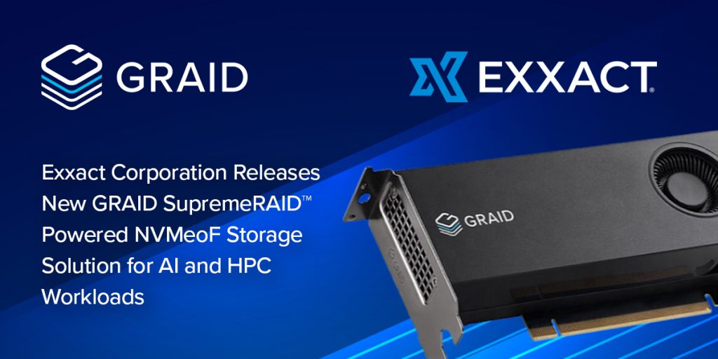Exxact Corporation Releases New Graid Supremeraid™ Powered Nvmeof Storage Solution For Ai And Hpc 2206