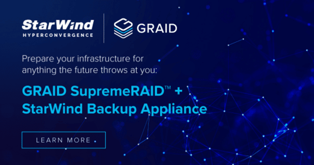 Graid Starwind Backup Appliance