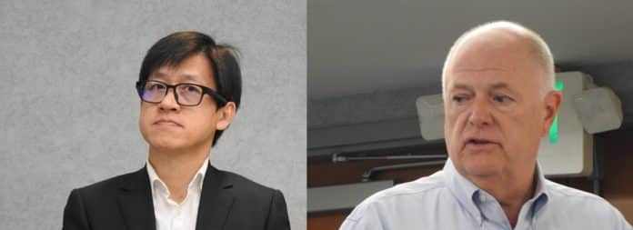 Image of  Graid CEO Leander Yu and Tom Paquette