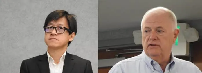 Image of  Graid CEO Leander Yu and Tom Paquette