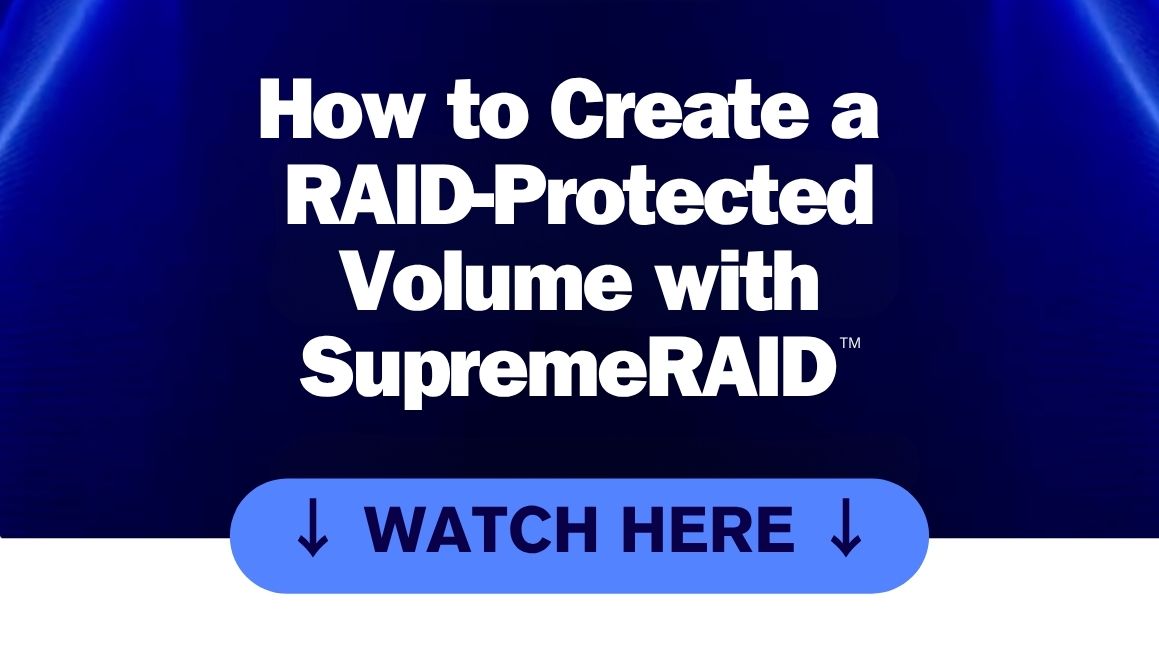 See how SupremeRAID™ by Graid Technology creates RAID-protected NVMe volumes in minutes. Step-by-step GUI walkthrough video.