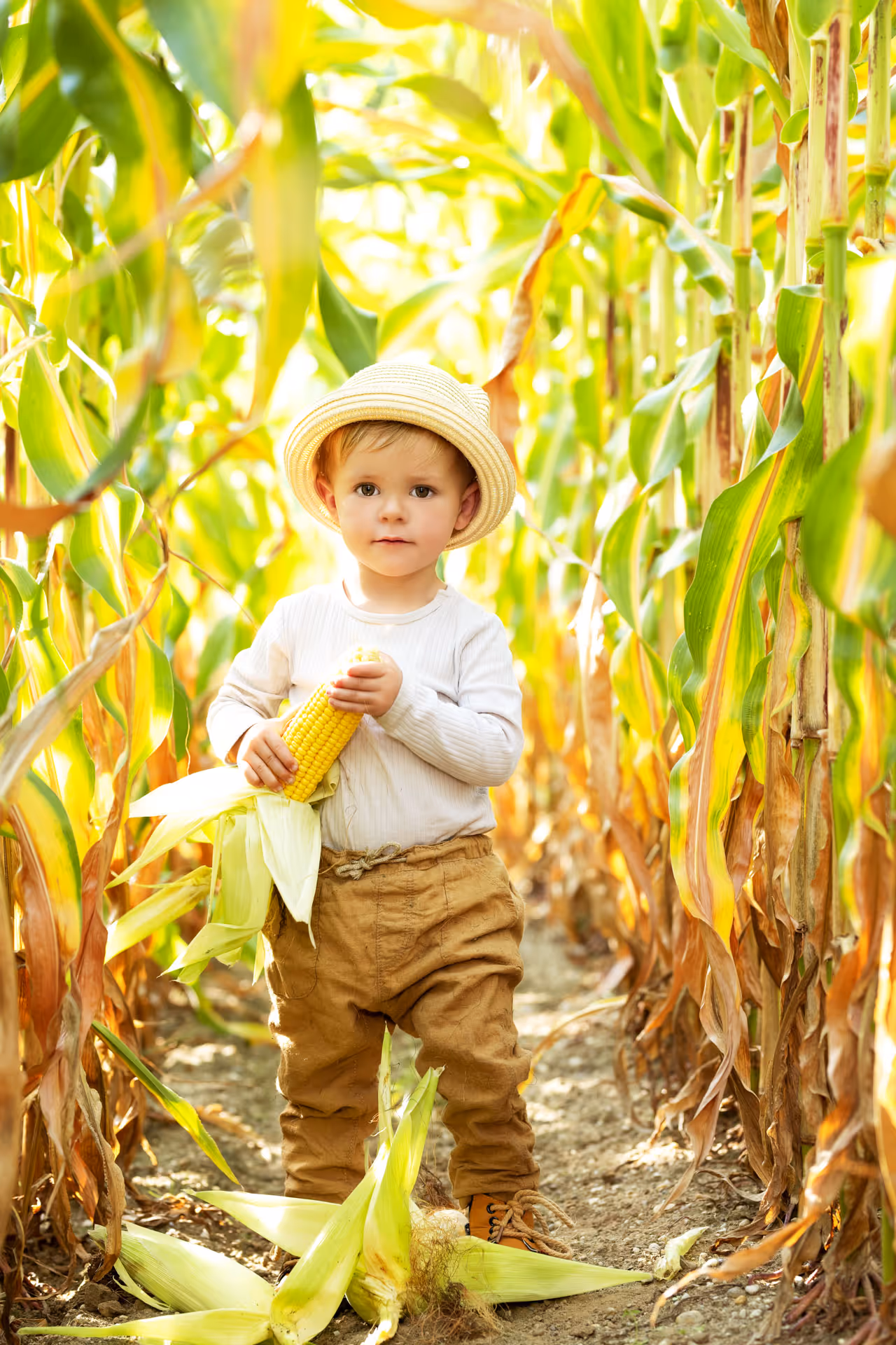 Kinderfotografie im Feld in München - Natalia Günsche