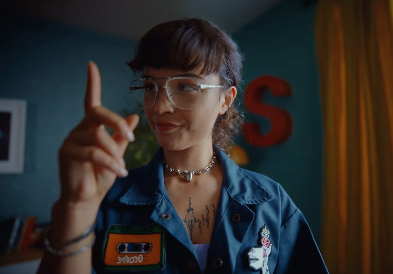 A frame from director Lubos Vacke's George commercial.